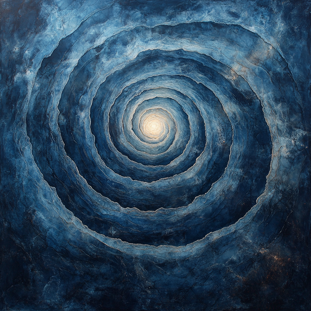 Michelangelo Inspired Nebular Spiral Numbered painting kits