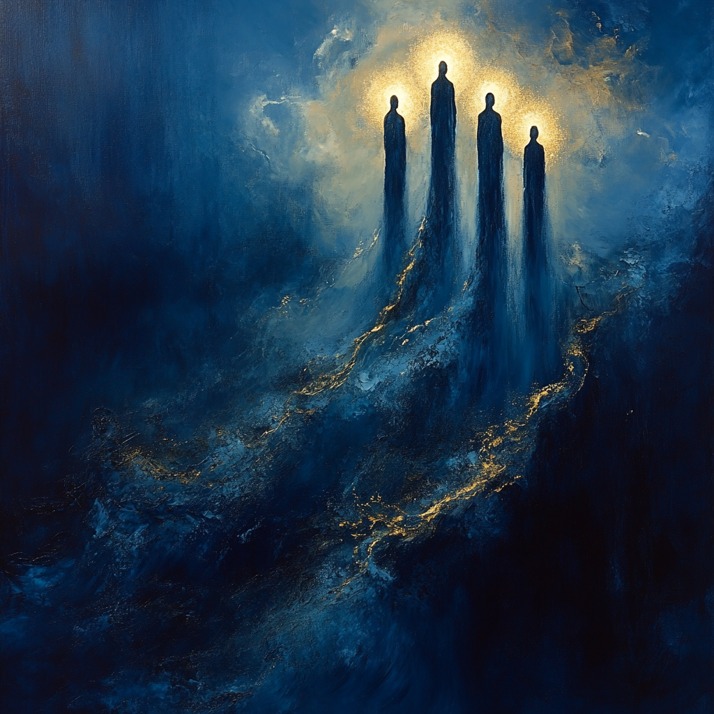 El Greco Inspired Ascending Figures Paint by numbers art