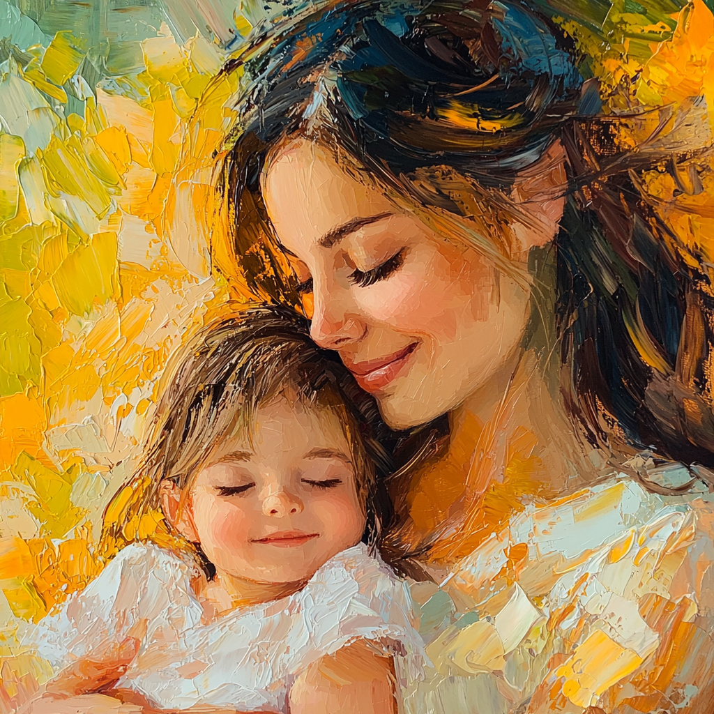 A Hug Full Of Sunshine Painting By Numbers Kit