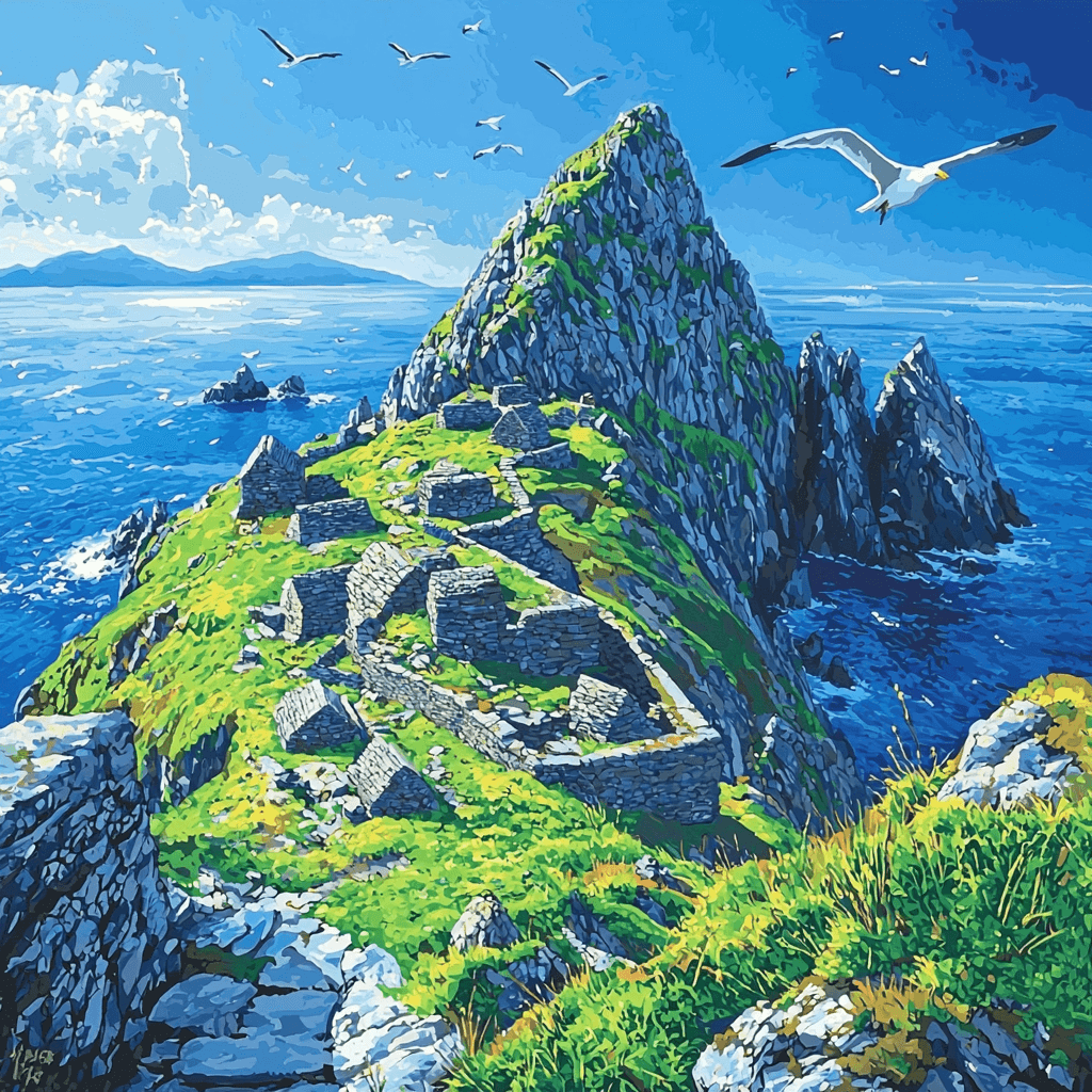 Skellig Michael - Ireland Paint By Numbers Kits