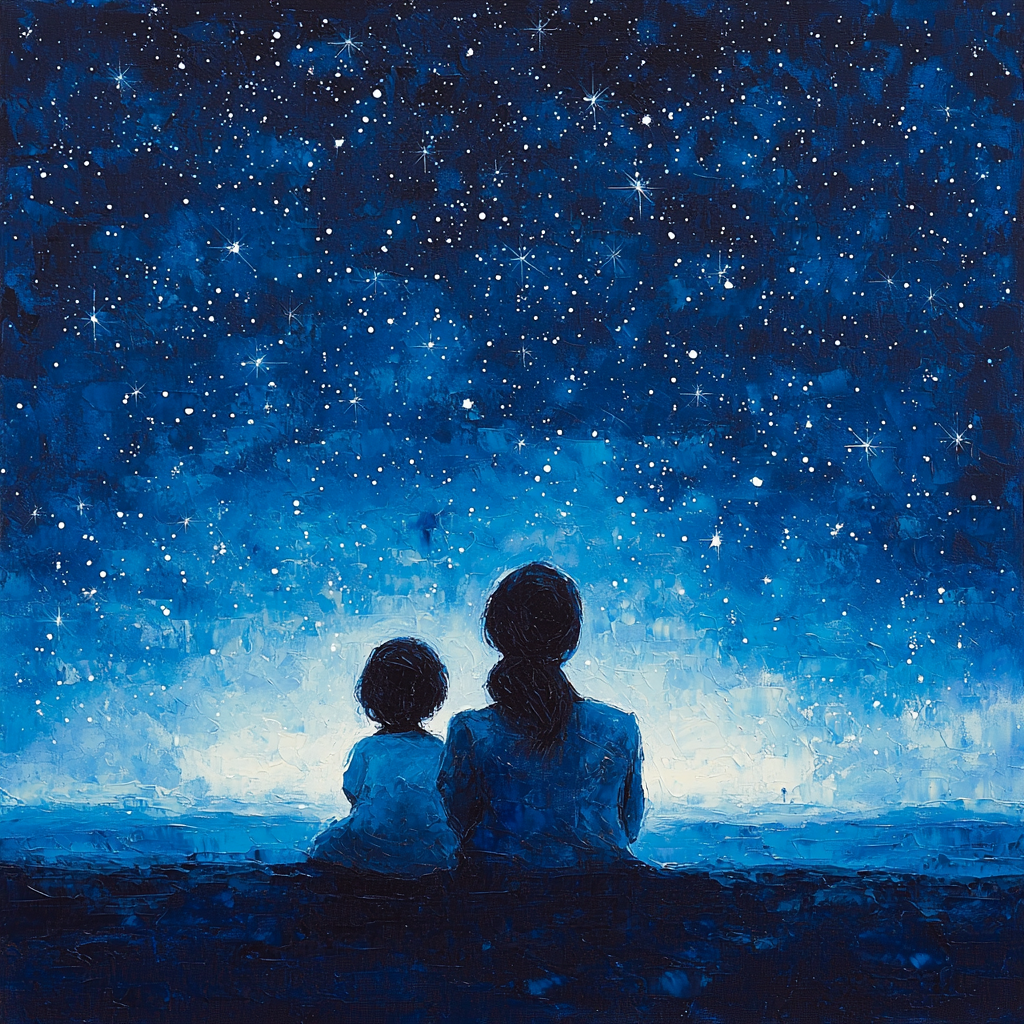 Mothers Are Like Stars DIY Paint By Numbers