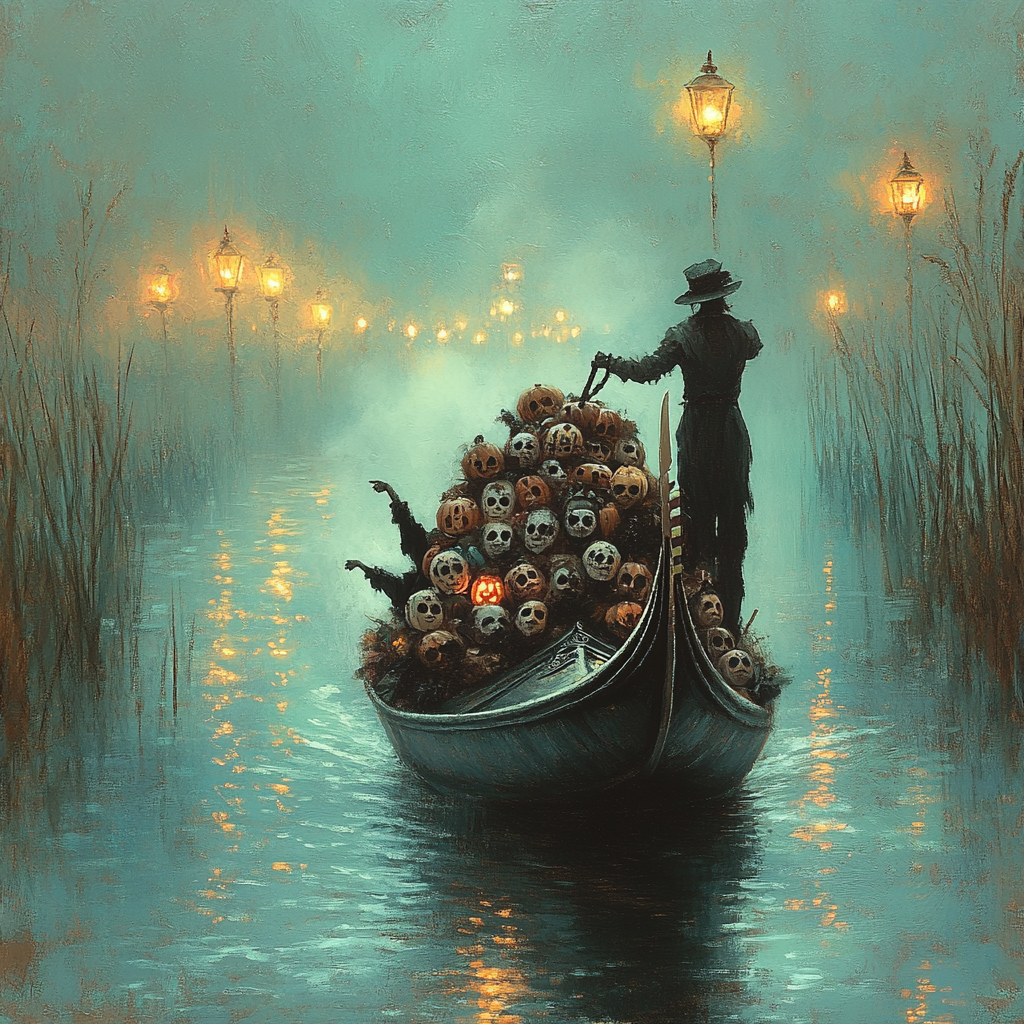 Ferry Of Forgotten Costumes DIY paint by numbers