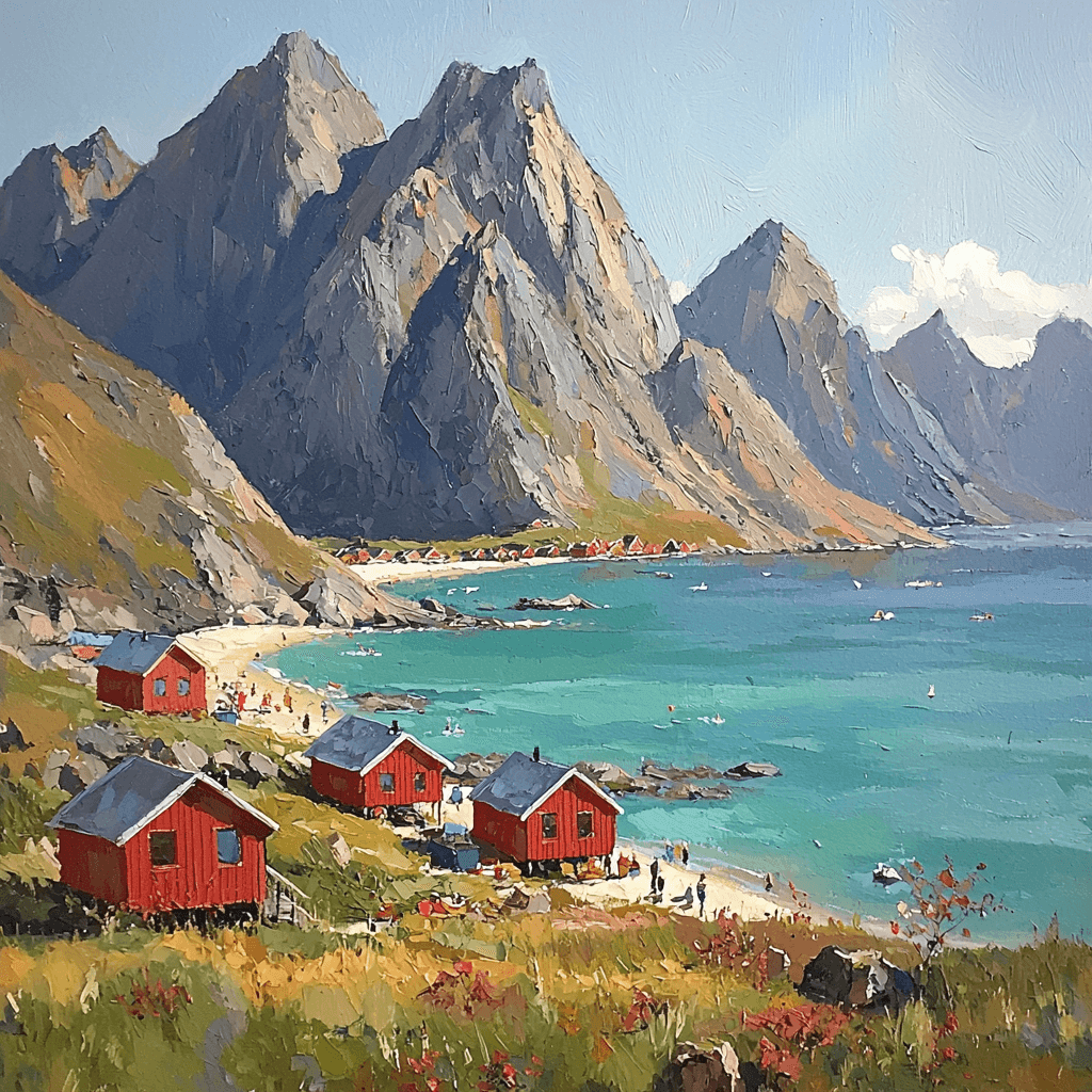 Lofoten Islands DIY Paint By Numbers