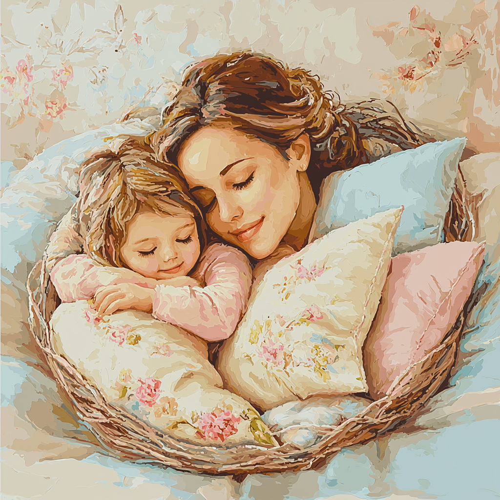 Mommy's Love Nest Paint By Numbers
