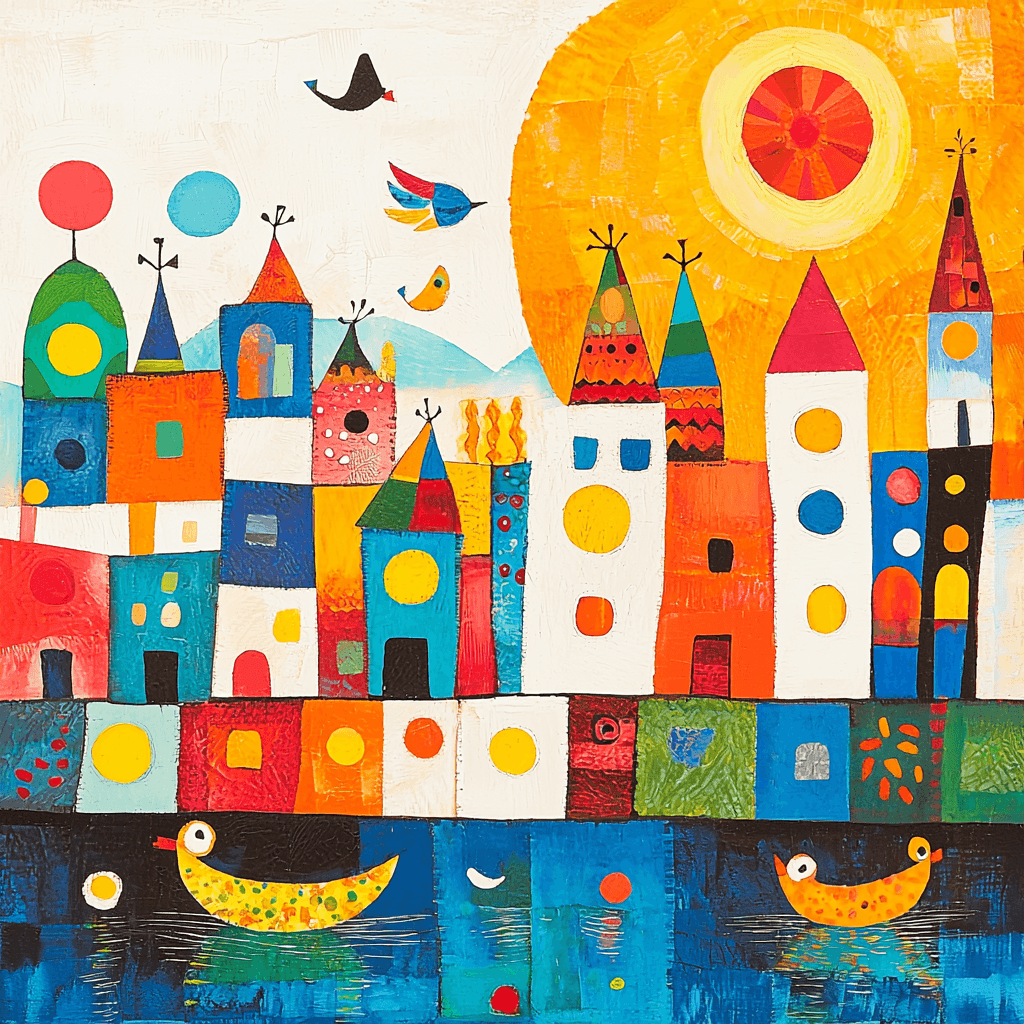 Paul Klee Inspired Joyful Daydreams Painting By Numbers Kit