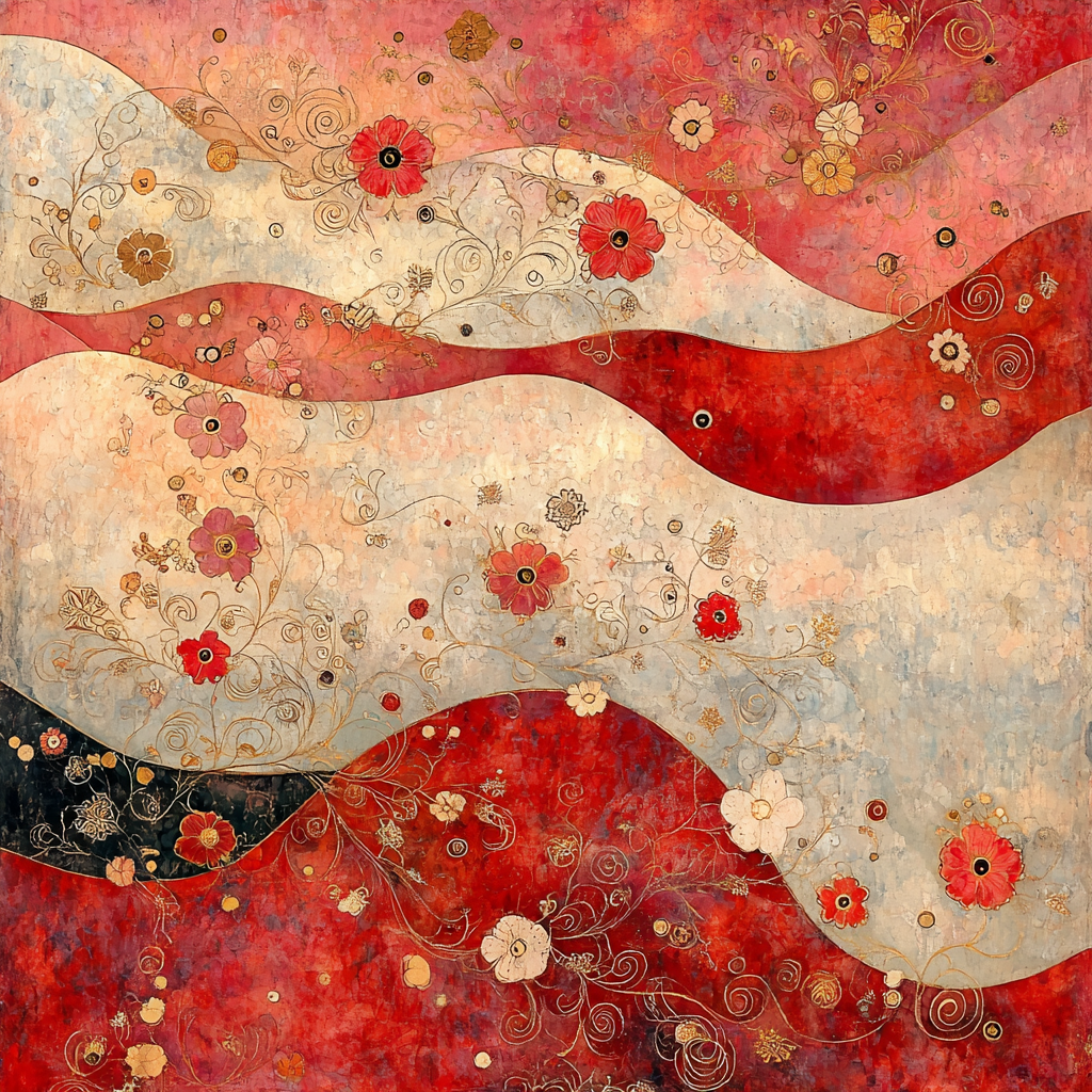 Gustav Klimt Inspired Ethereal Dreams Of Color Paint By Number