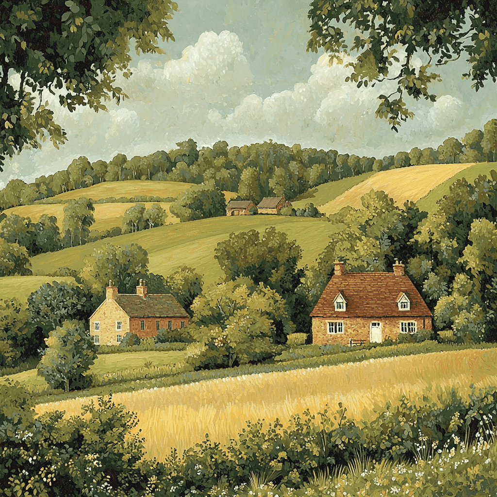 Thomas Gainsborough Inspired Pastoral Elegance Paint By Numbers Kits