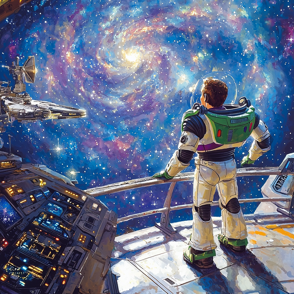 Buzz Lightyear Stars Command Mission DIY paint by numbers