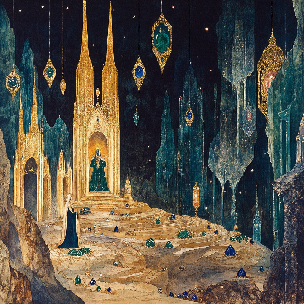 Gustave Moreau Inspired Oracle In Grotto Number painting