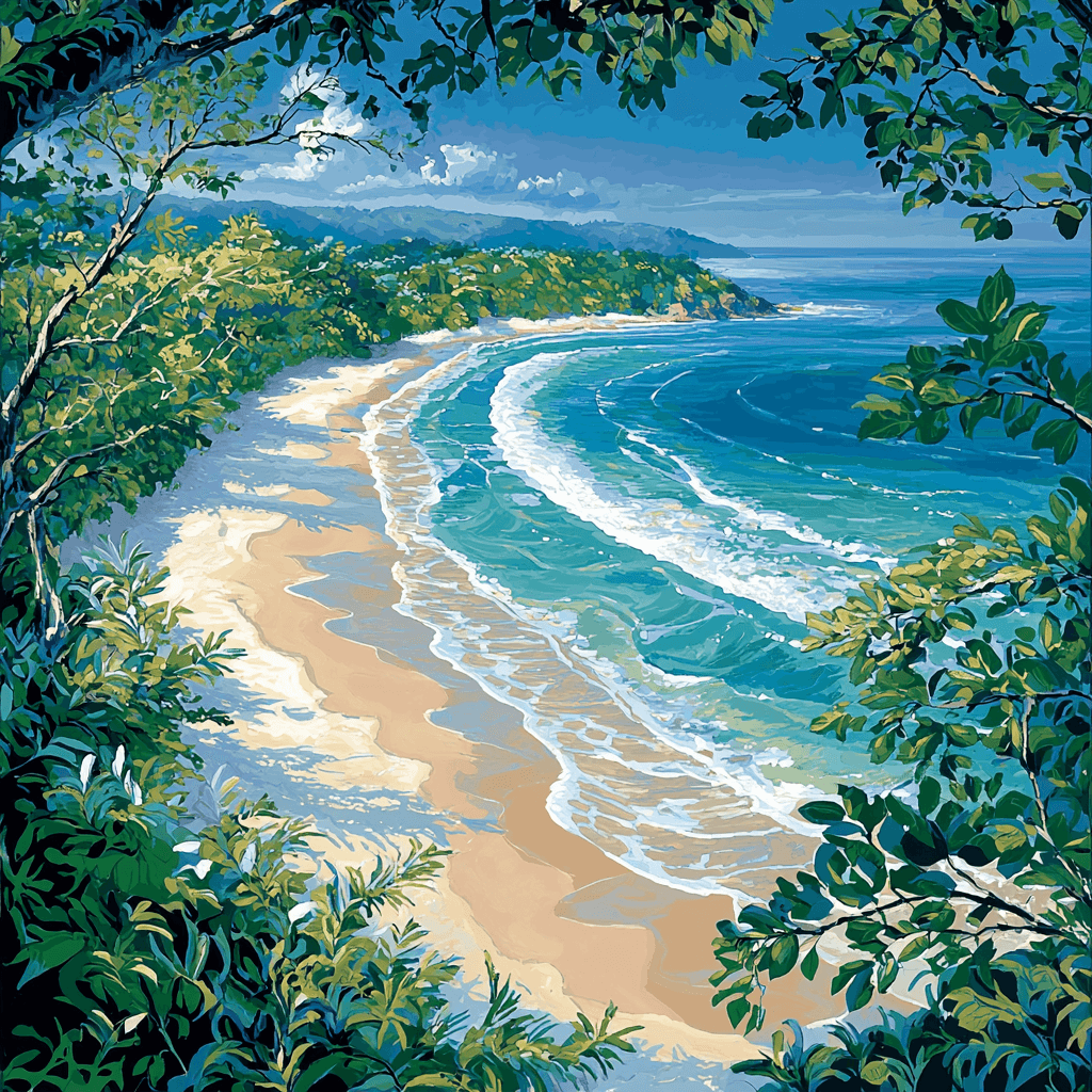 Whitehaven Beach - Whitsunday Island Painting Number Kit