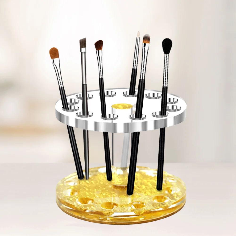 12 Holes Heart Shape Acrylic Oil Painting Tool Pen Storage - Artistry Rack
