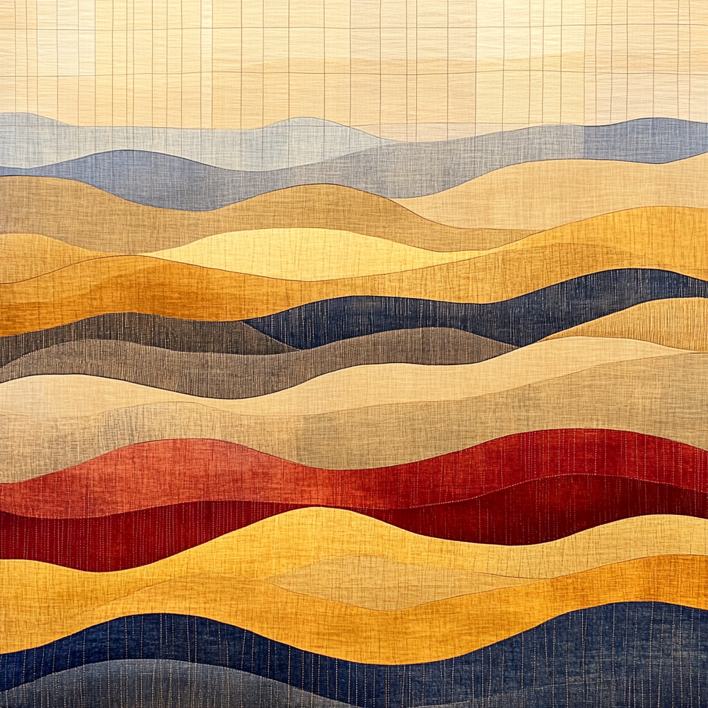 Paul Klee Inspired Desert Memory paint by color