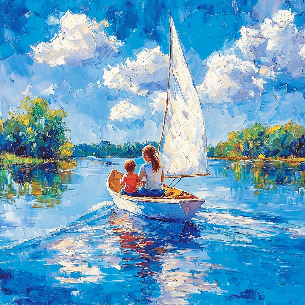 Sailing Through Life Together DIY Paint By Numbers