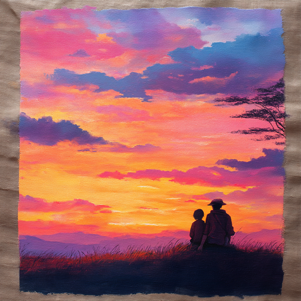 Sunset Stories Paint By Color