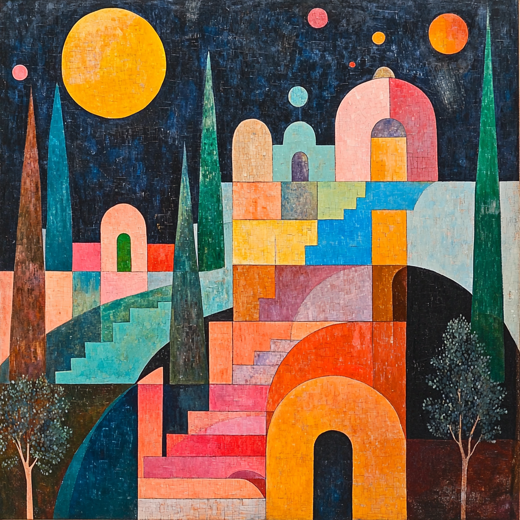 Paul Klee Inspired Fantasies In Color Painting By Numbers Kit