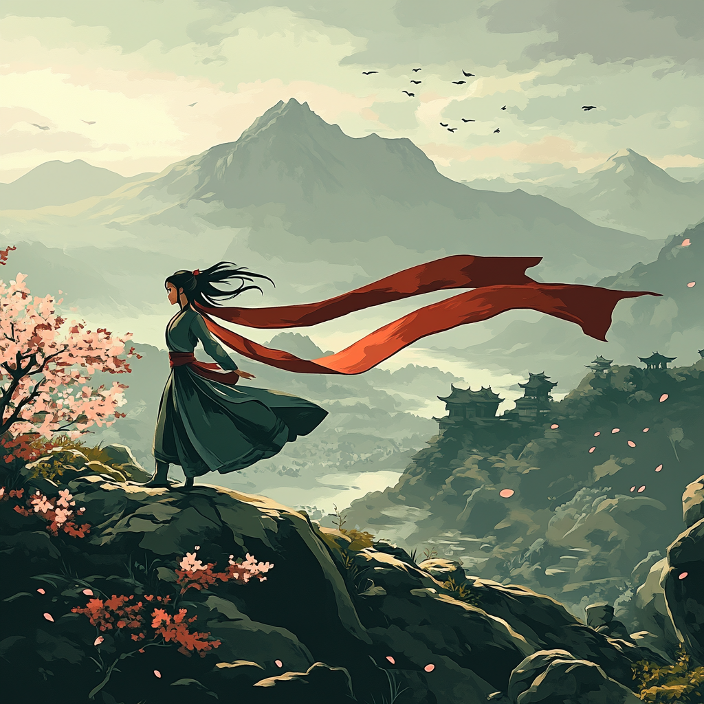 Mulan Mountain Training Calm paint by number