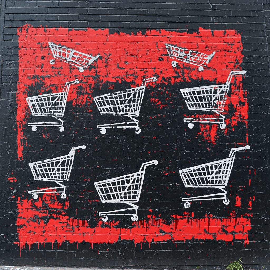 Banksy Inspired Consumer's Illusion Painting Number Kit