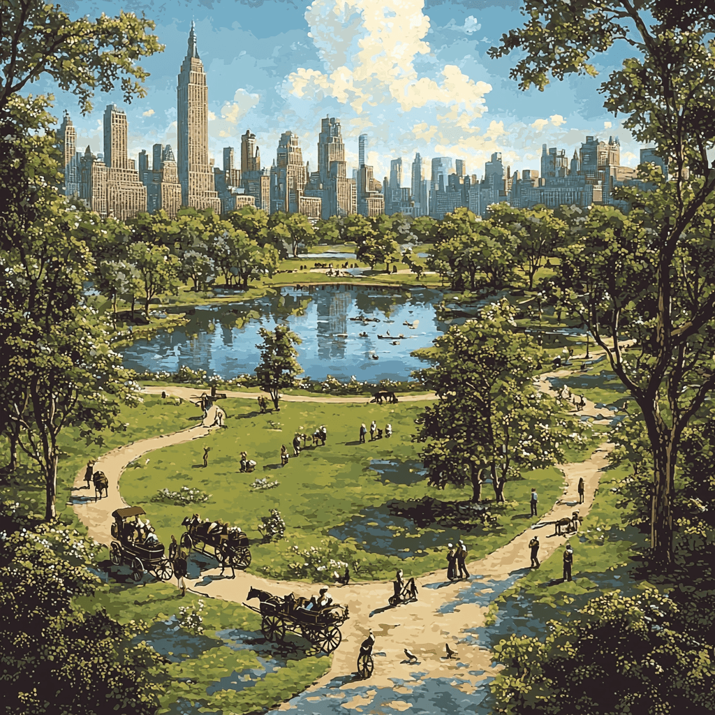 Central Park - New York City Paint By Numbers Kits