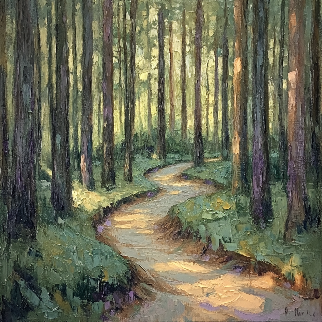 Emily Carr Inspired Hidden Thicket Painting by numbers kit