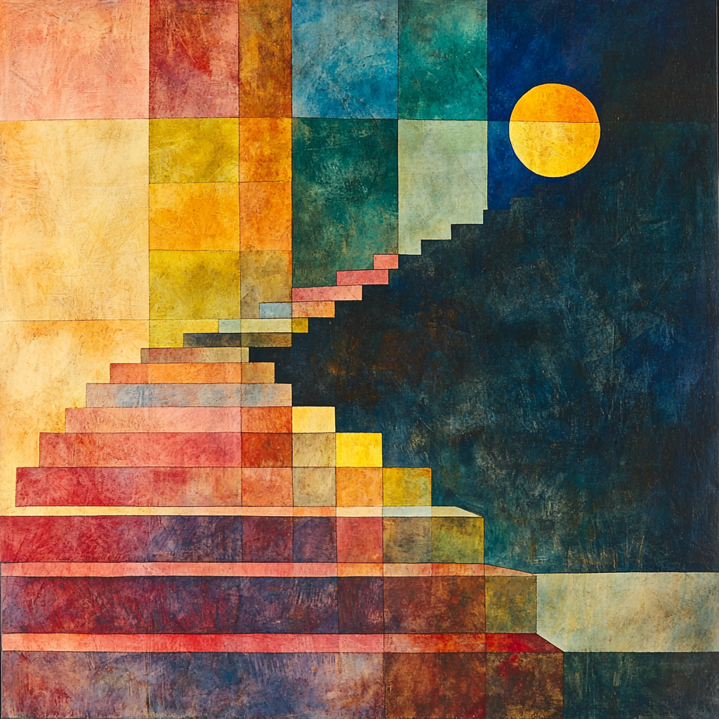Paul Klee Inspired Ebullient Rhythms Painting By Numbers Kit