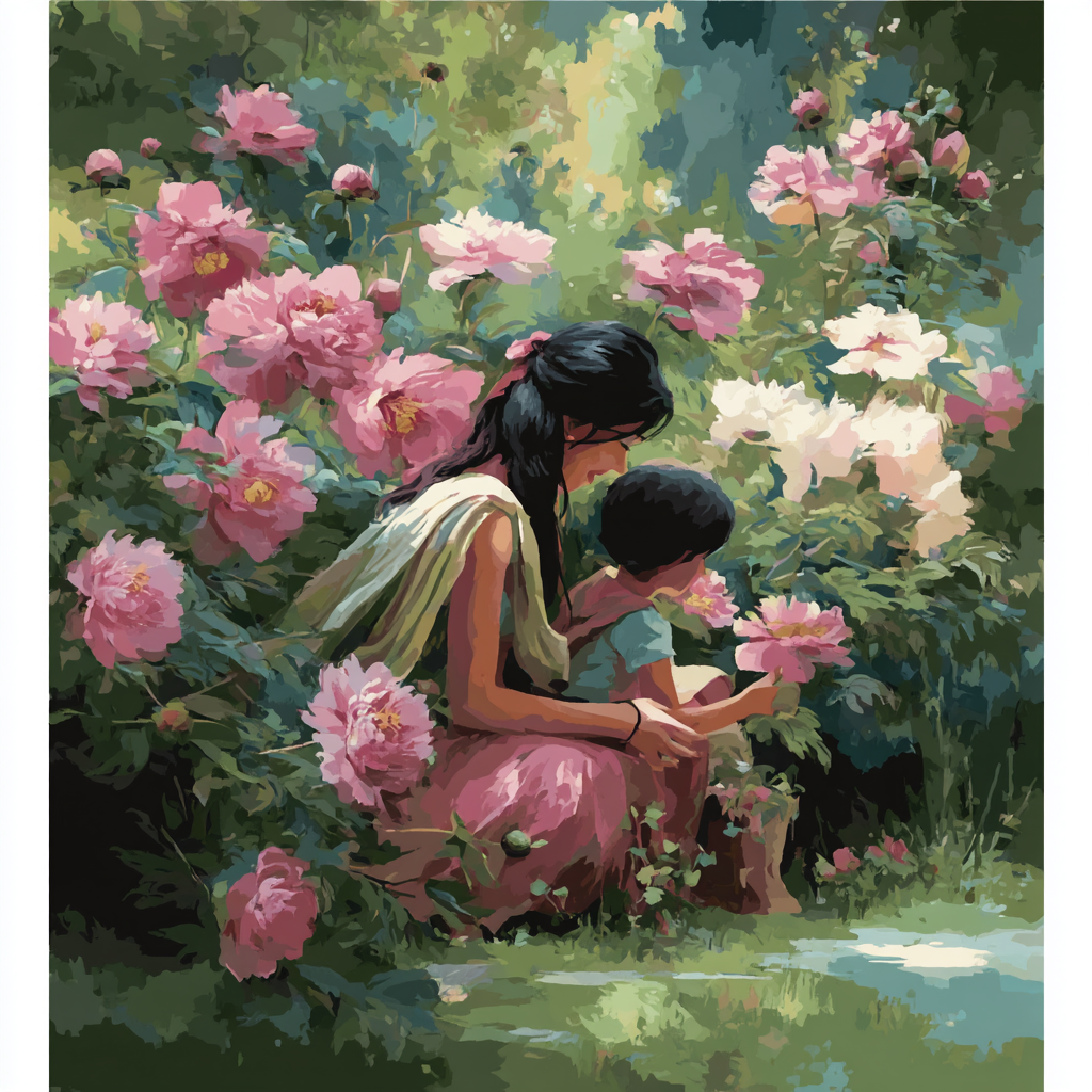 Tender Blooms Paint By Color