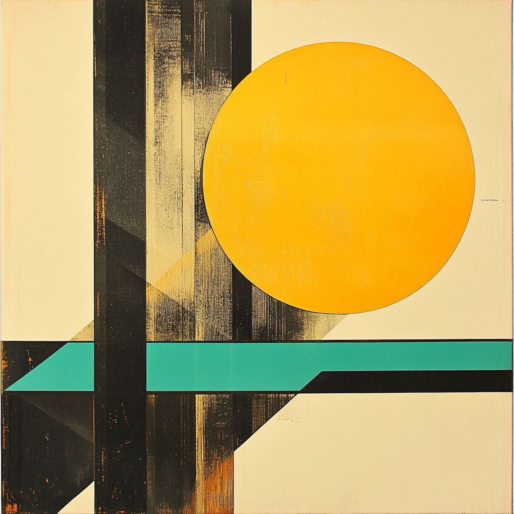 Kazimir Malevich Inspired Solar Geometry DIY paint by numbers