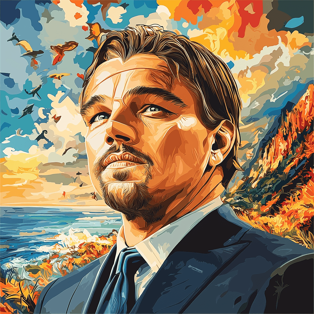 Leonardo DiCaprio: Chasing Dreams Beyond The Titanic Paint By Number