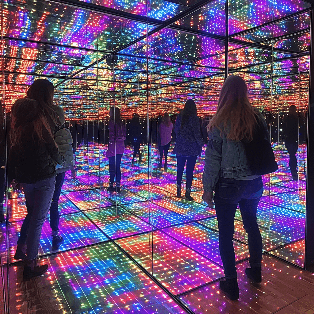 The Infinity Room At The Museum Of Modern Art Paint By Numbers Art