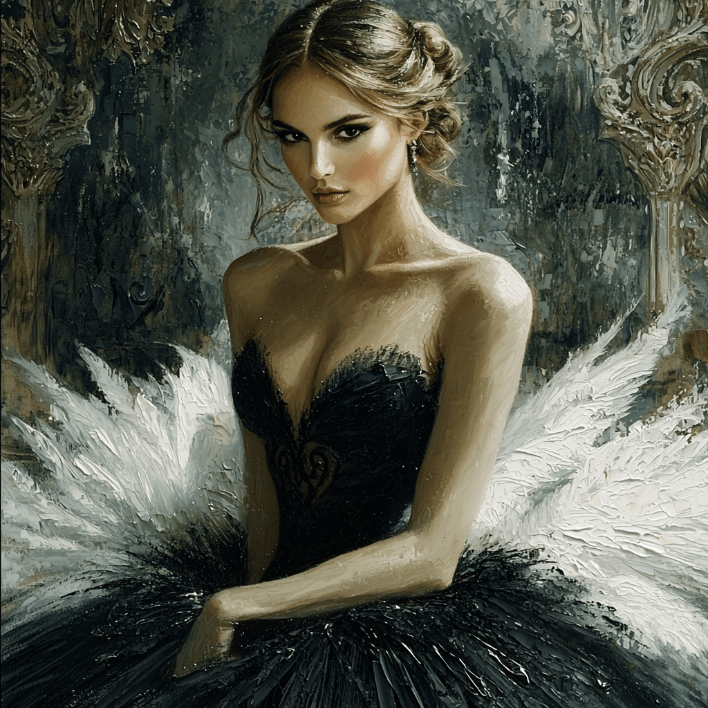 Natalie Portman: The Artistry Of A Black Swan DIY Paint By Numbers
