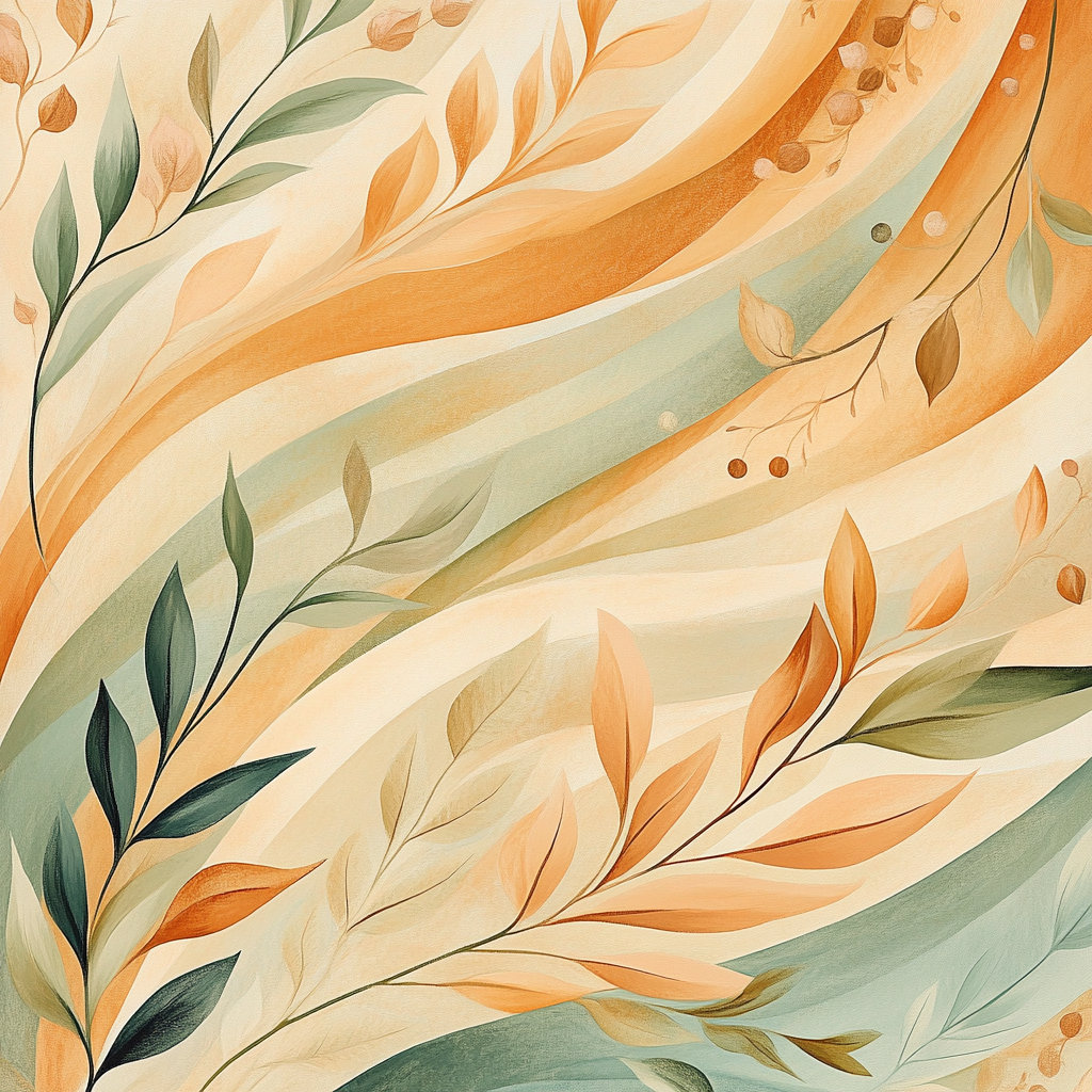 Alphonse Mucha Inspired Autumnal Wind Chorus Paint by numbers art