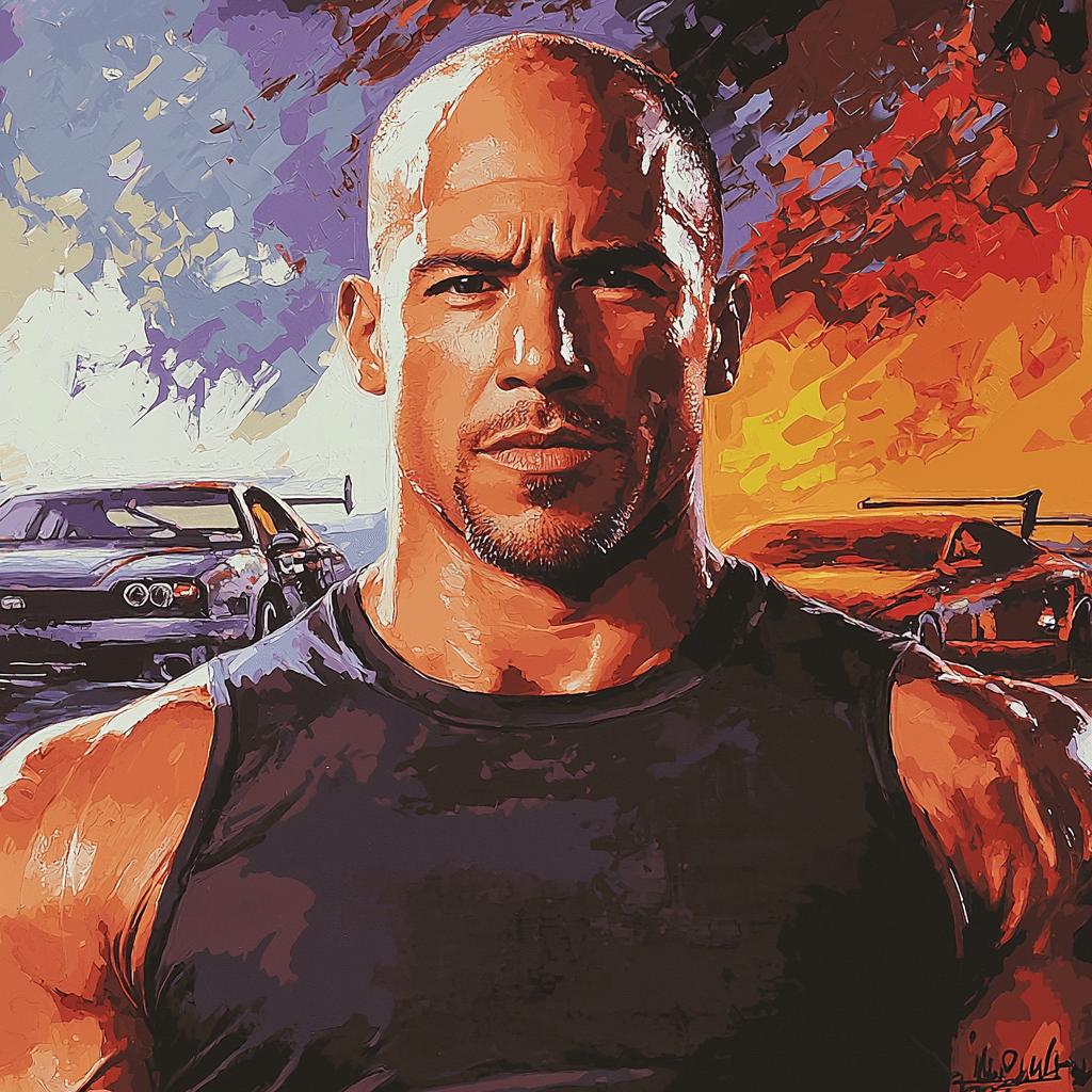 Vin Diesel: The Power Of Dom Toretto Paint By Numbers Art