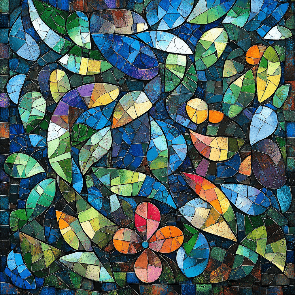 Paul Cézanne Inspired Vibrant Mosaic Of Nature Painting By Numbers Kit