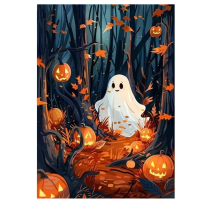 Ghost Fashion Theme Paint By Numbers Kit