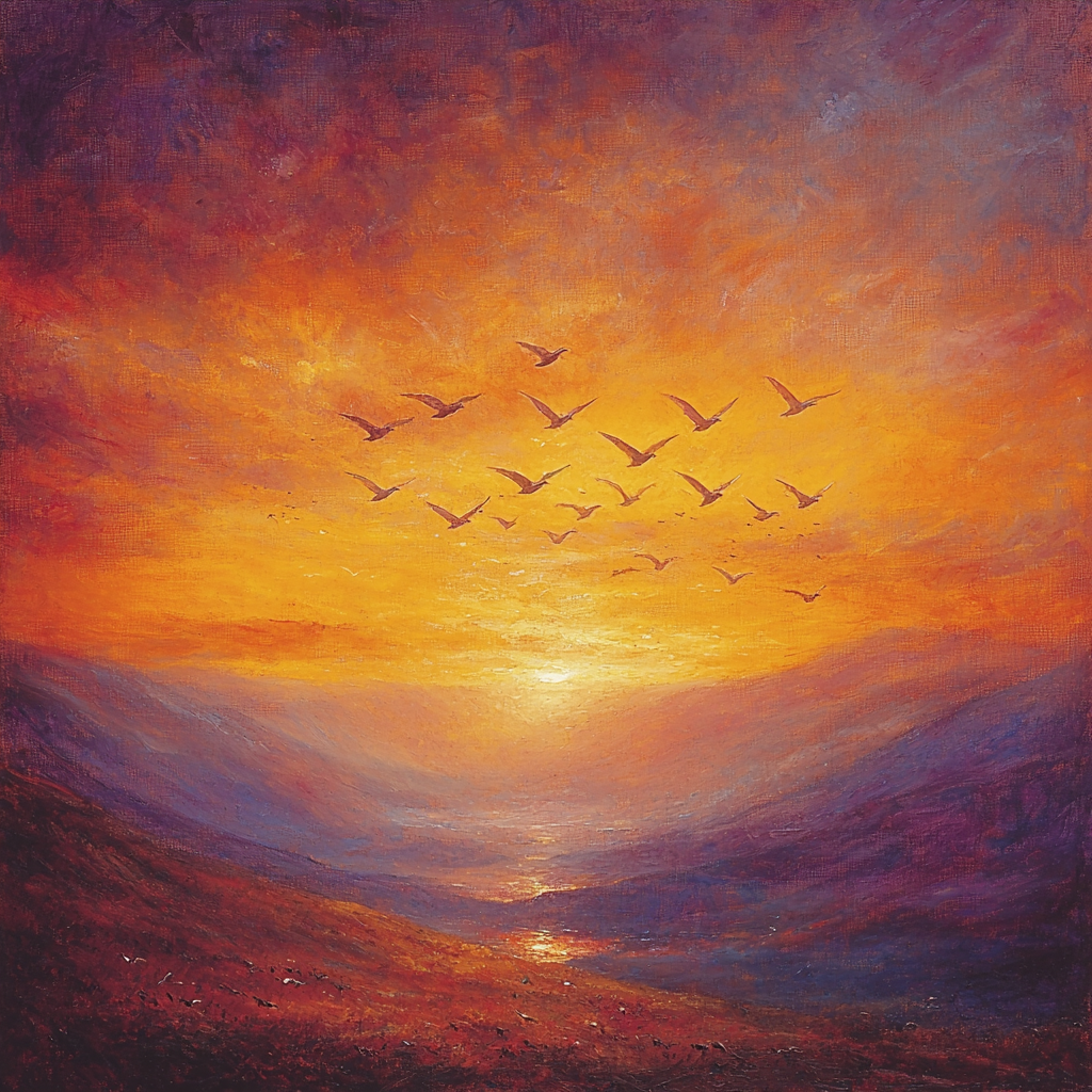 J.M.W. Turner Inspired In Flight Numbered Painting Kits