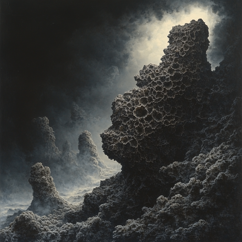 Caravaggio Inspired Deep Sea Coral Fragment Paint by numbers kits