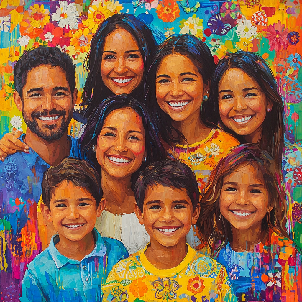 Mothers Of All Colors Painting By Numbers Kit
