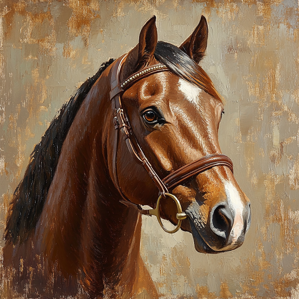 Van Dyck Inspired Courtly Stallion paint by color