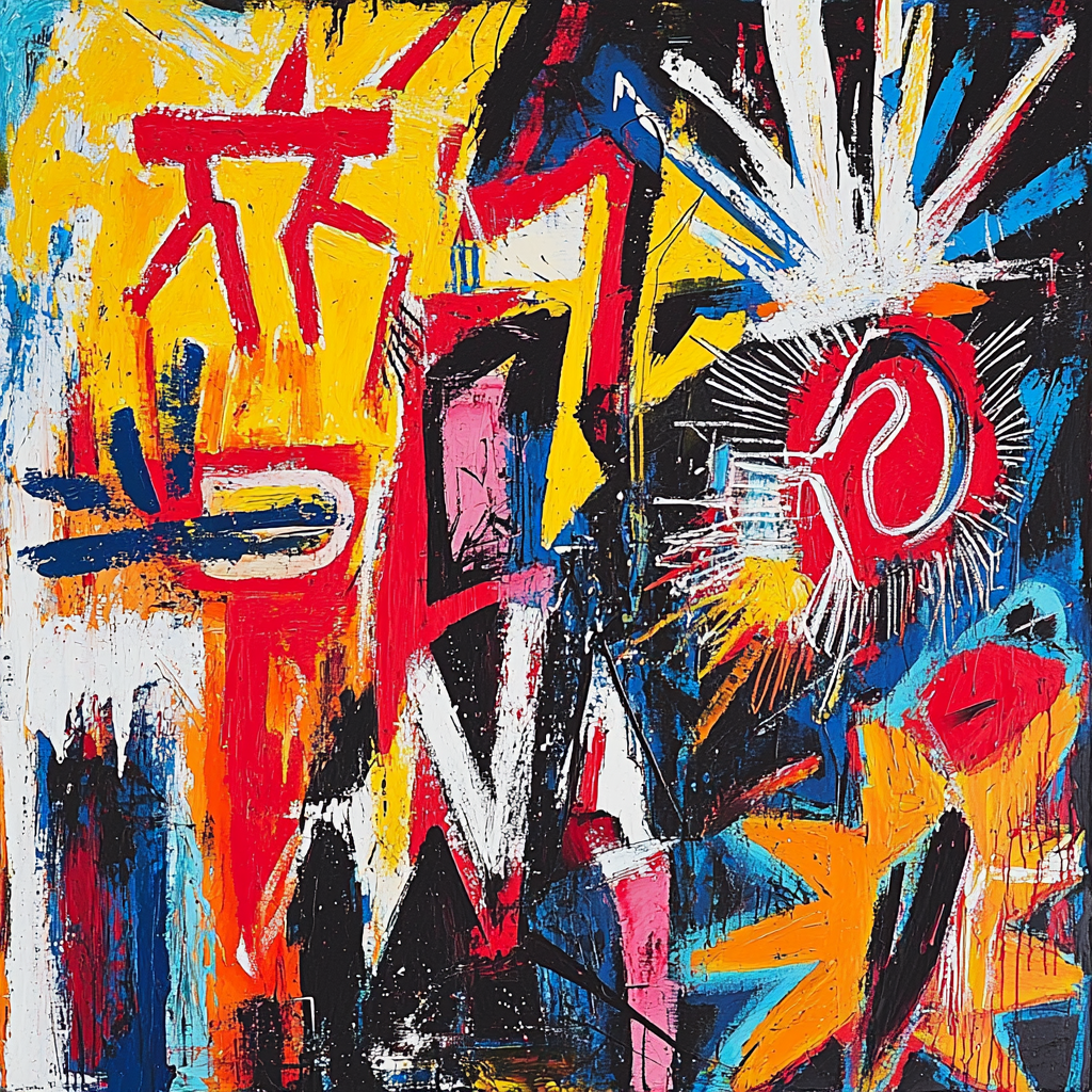 Jean-Michel Basquiat Inspired Evolving Patterns Paint By Numbers