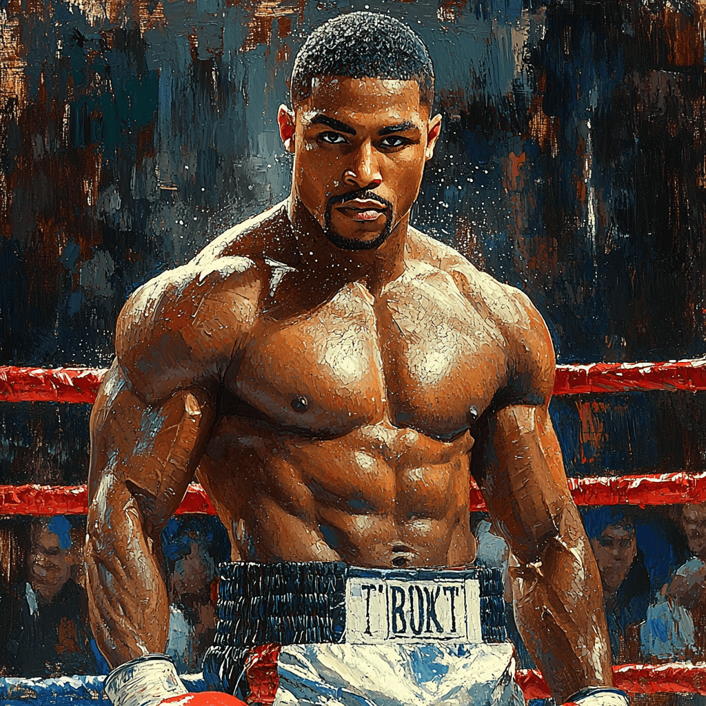Michael B. Jordan: Burning Bright As Creed's Flame Painting By Numbers Kit