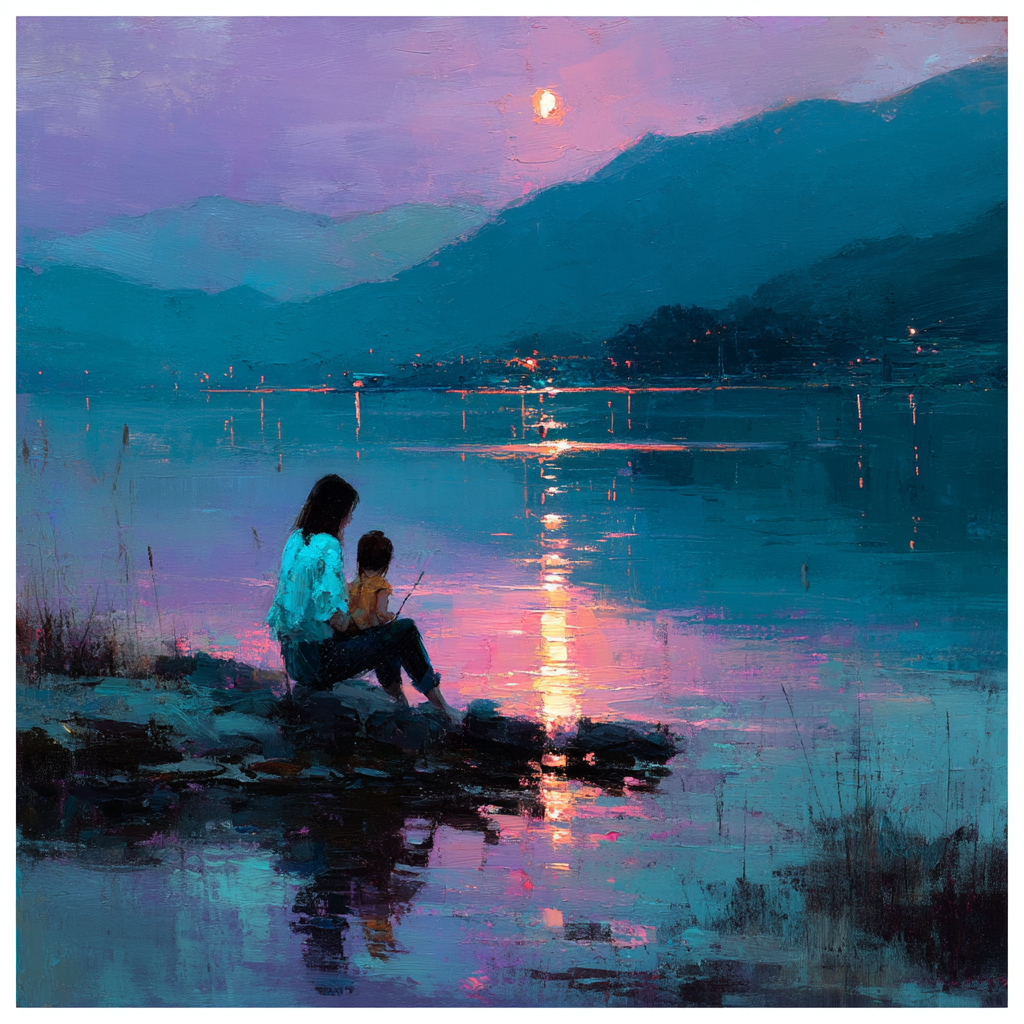 Evening Reflection Painting By Numbers Kit