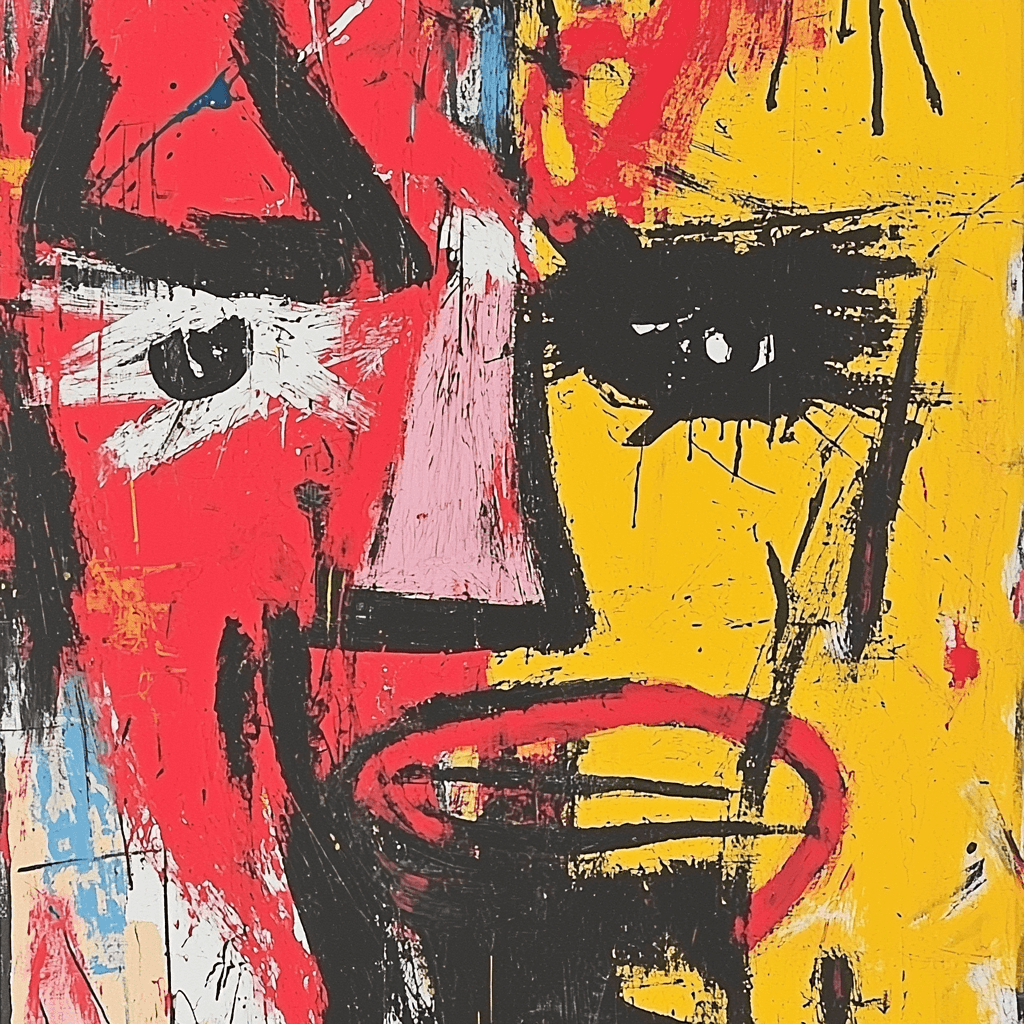 Jean-Michel Basquiat Inspired Chains Of Expression Paint By Numbers Kits