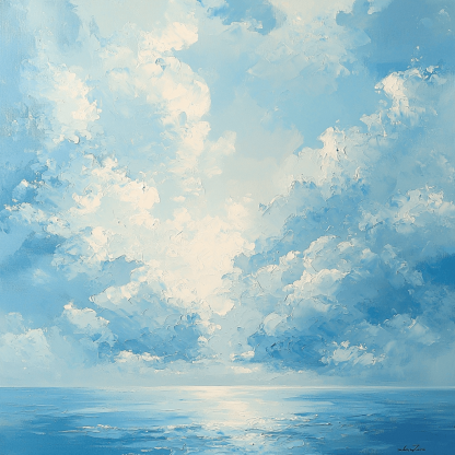 John Constable Inspired Chasing Clouds Paint By Color