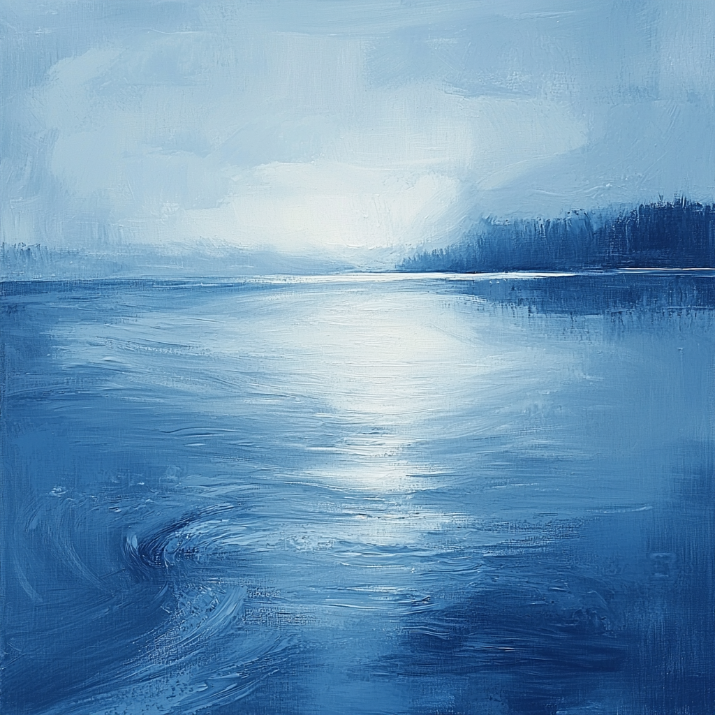 Paul Cézanne Inspired Elysian Reflections Numbered Painting Kits