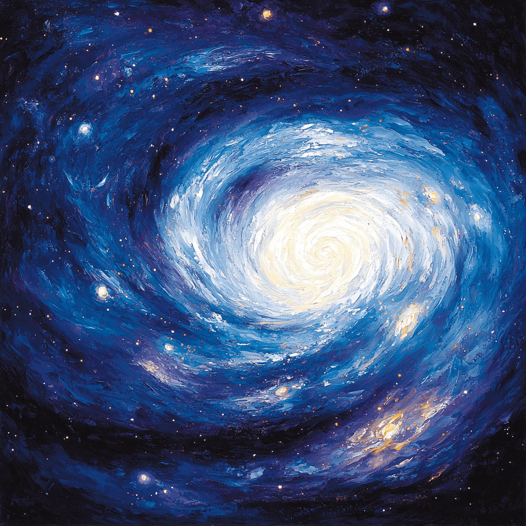 Caravaggio Inspired Celestial Shadow Dance Painting Number Kit