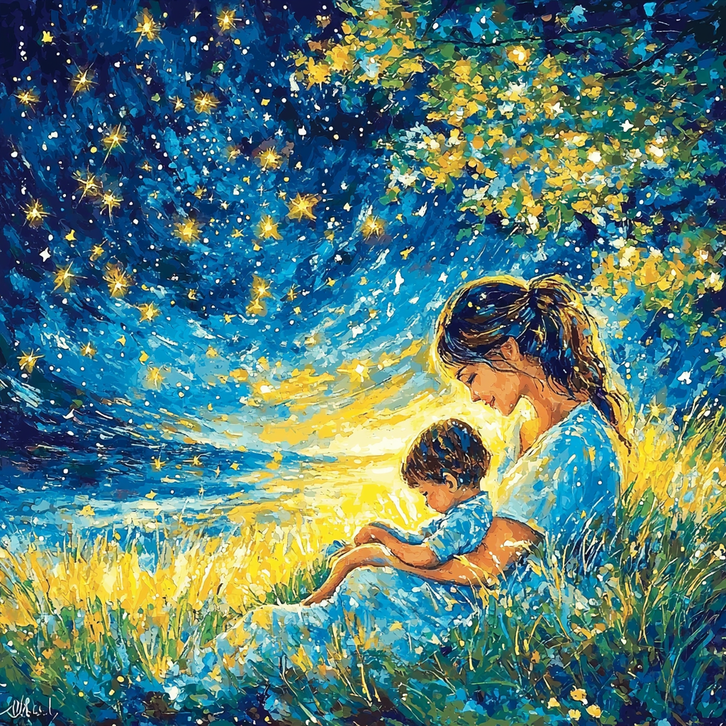 Sweet Memories Under The Stars Numbered Painting Kits