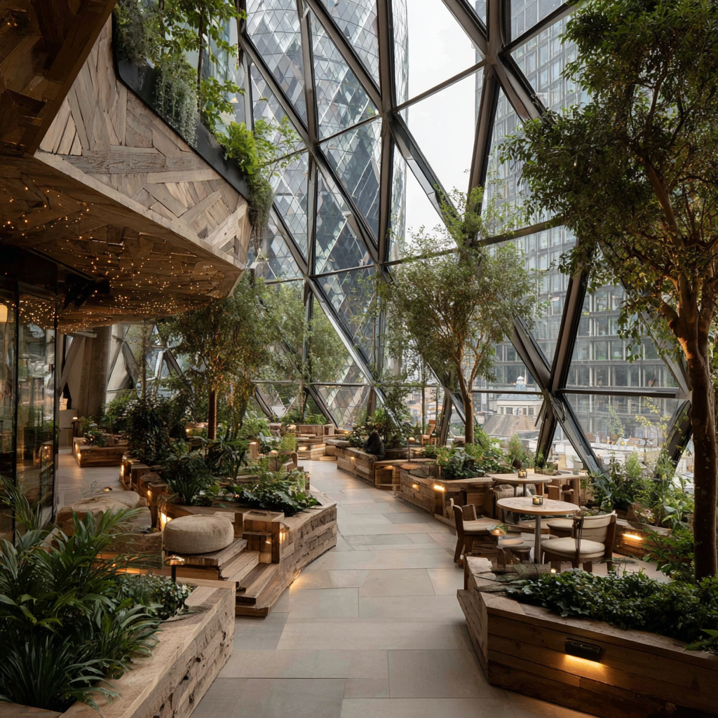 Sky Garden Rooftop View London United Kingdom paint by number