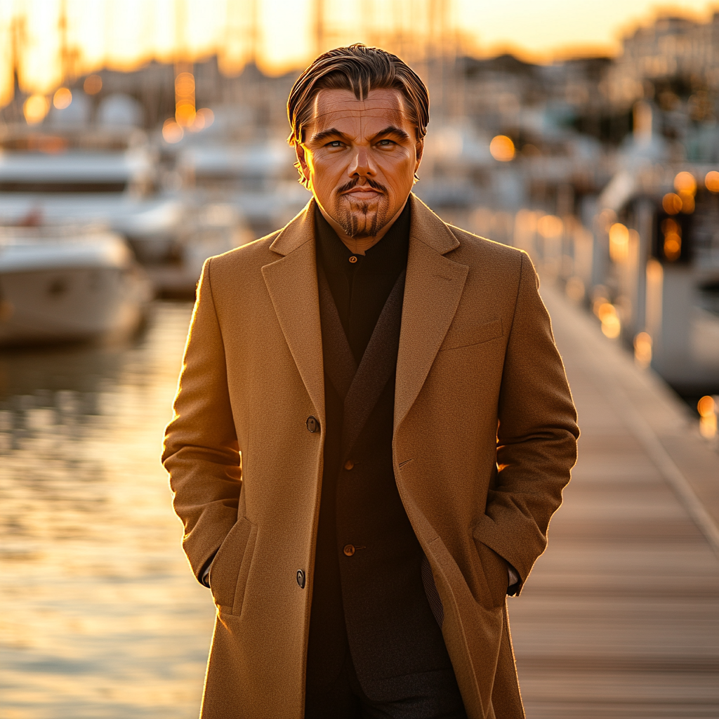 Leonardo DiCaprio: Oceanbound Dreams And Boarding Stars DIY paint by numbers