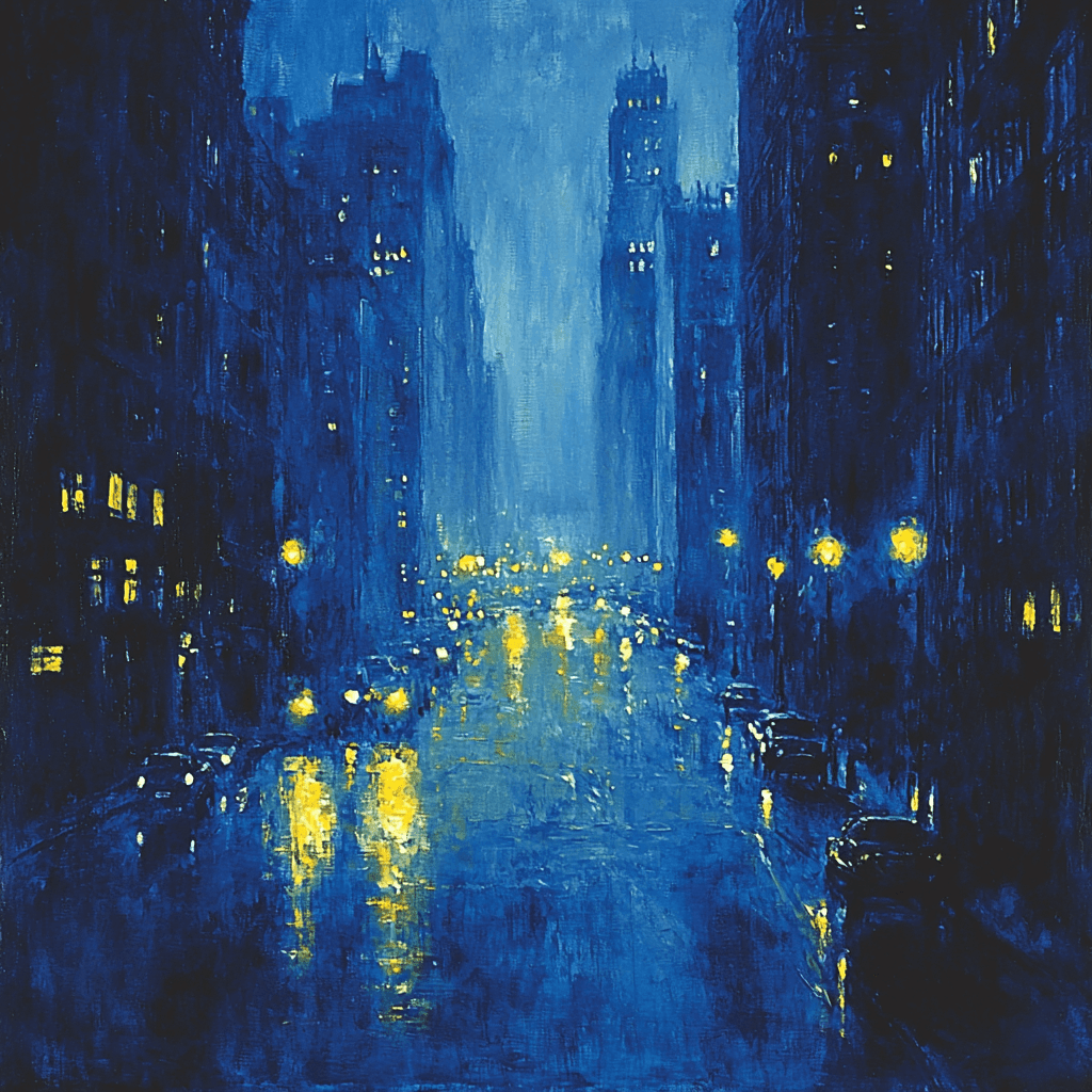 Edward Hopper Inspired Nostalgic City Lights Paint By Numbers Kits