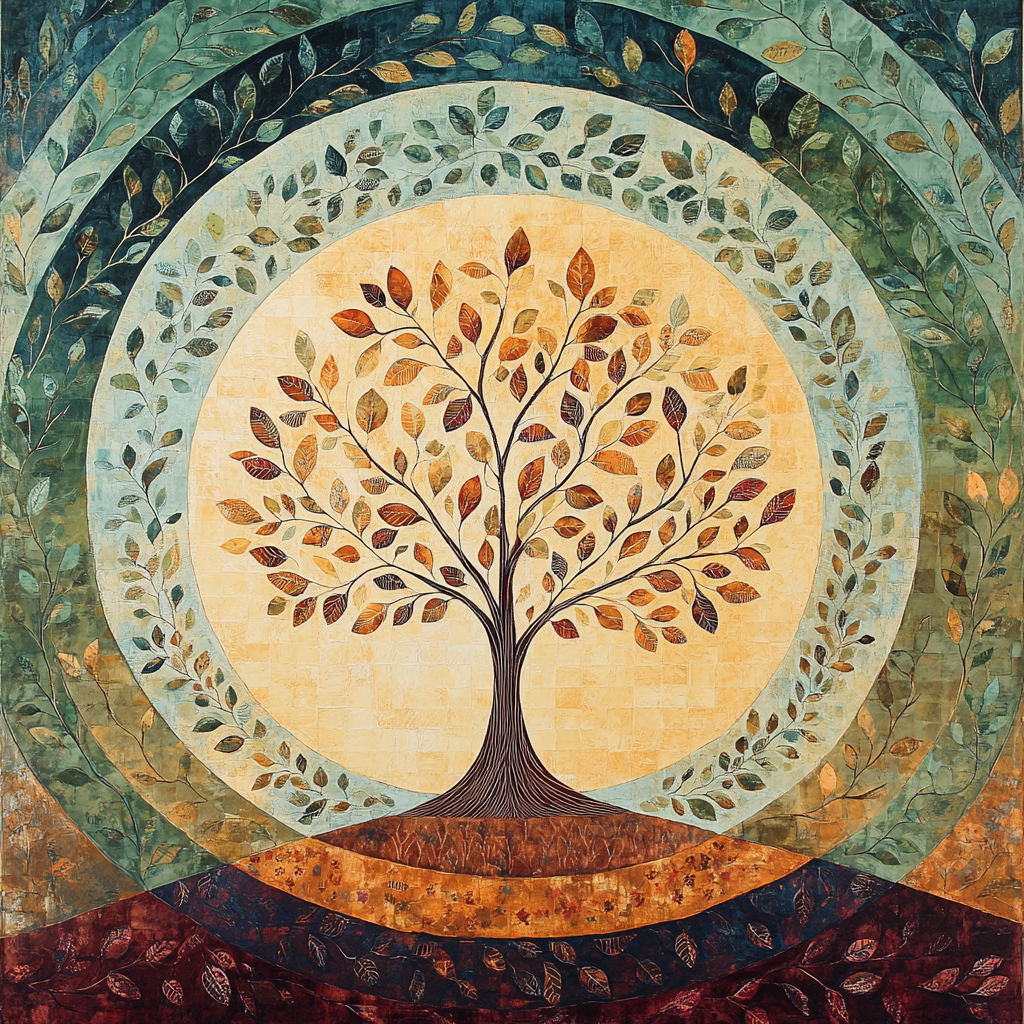 Nandalal Bose Inspired Mythic Banyan Echoes Numbered painting kits