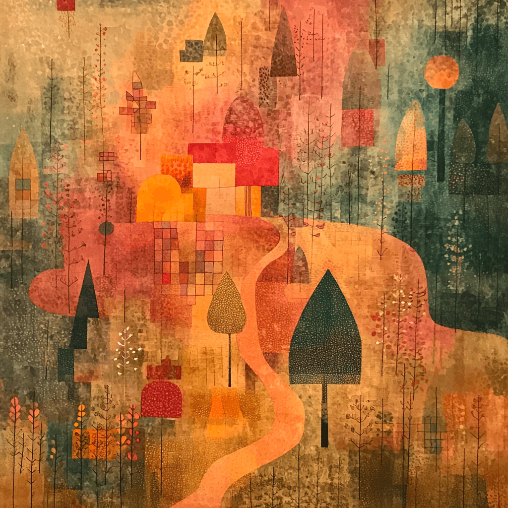 Paul Klee Inspired Dreamscapes Of Color Paint By Numbers Art